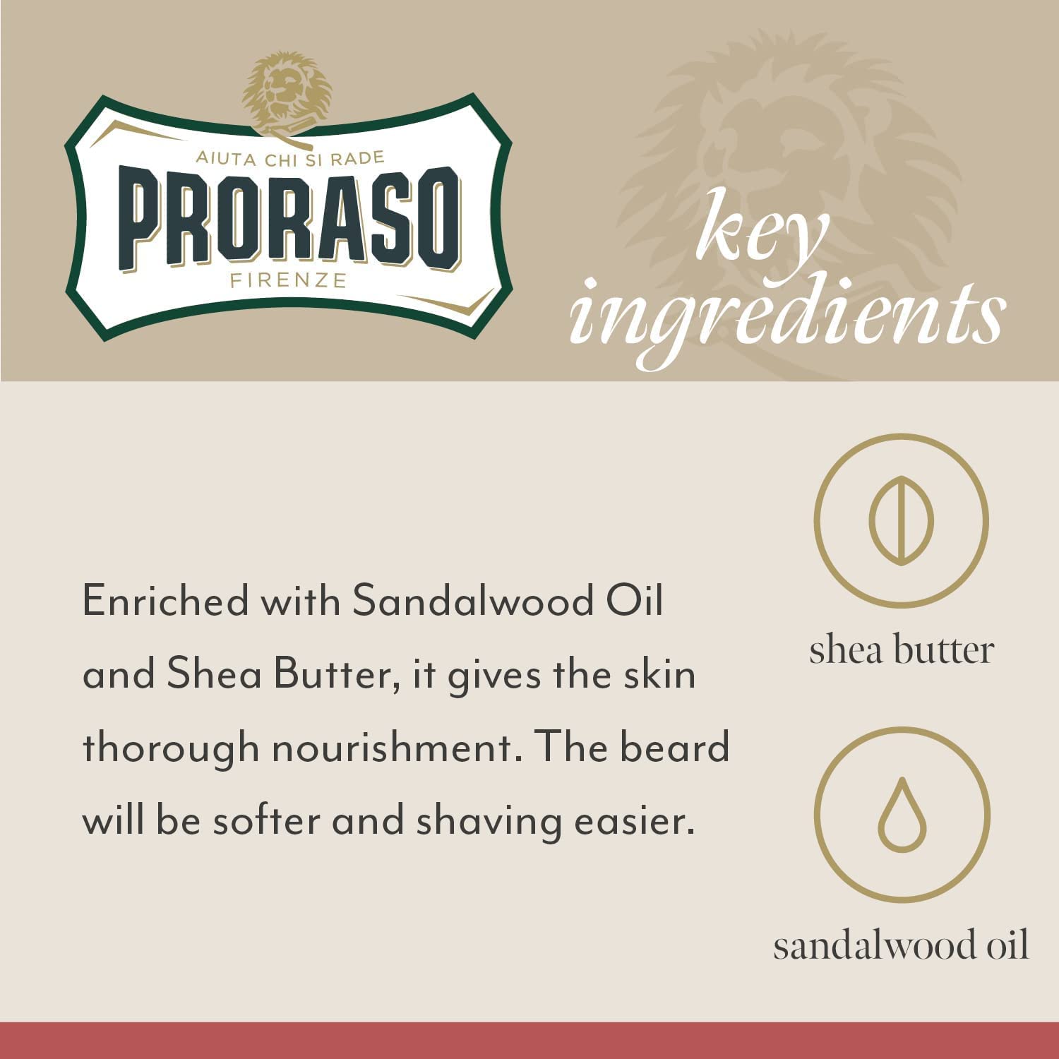 Proraso Pre-Shave Cream, Moisturizing and Nourishing, 3.6 oz (100 ml)